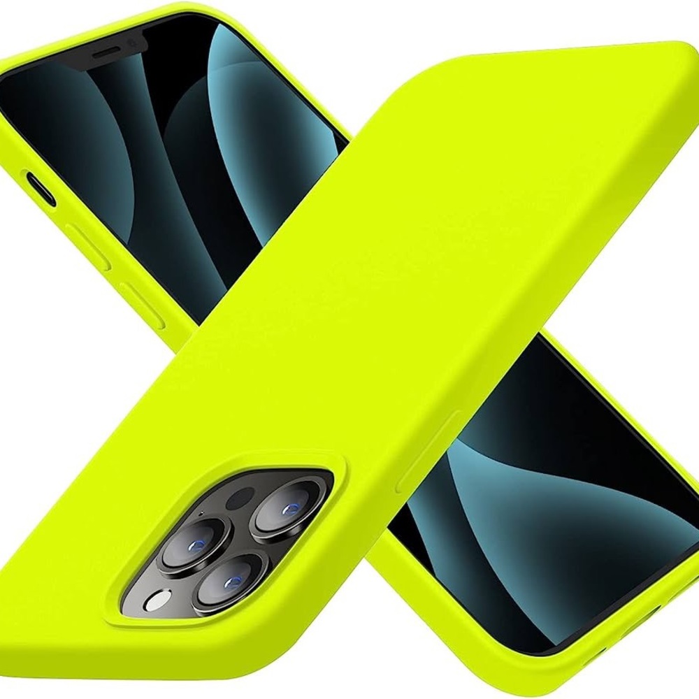 iPhone 13 Pro Max Case, Fluorescent Green